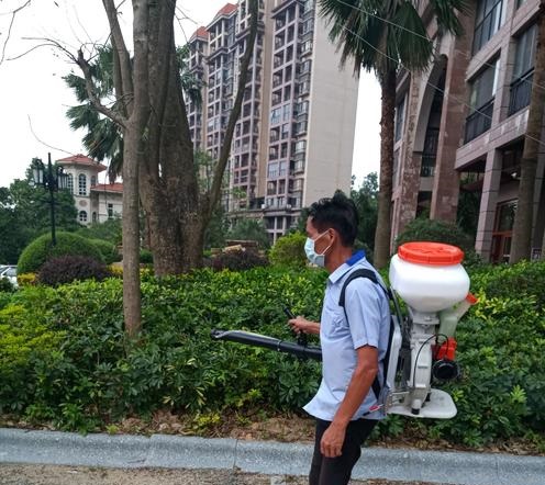 小区举行四害消杀防蚁事情